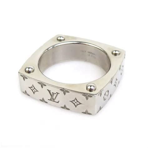 bague louis vuitton homme argent|bague homme monogram.